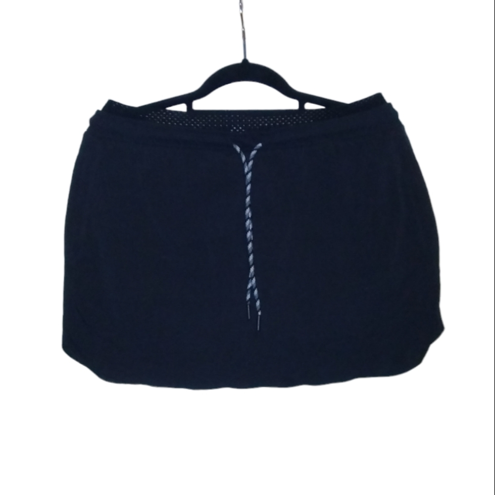 Athleta Crest Skort Womens Size 10 Black Athletic Golf Tennis Lined Gym Workout